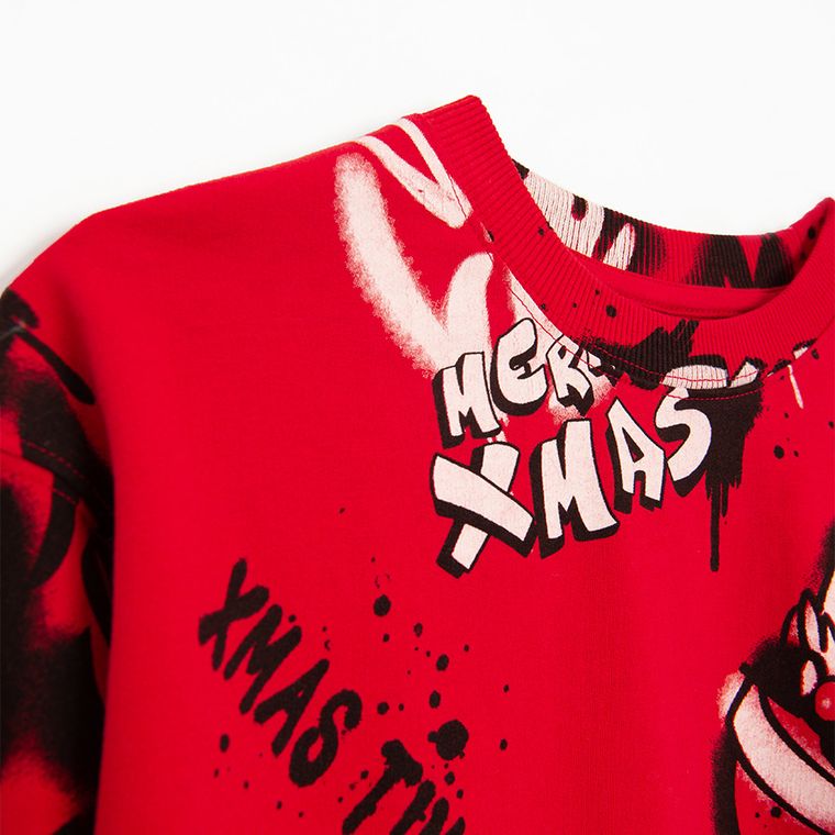 Cool Club, Bluza chłopięca, cienka, czerwona