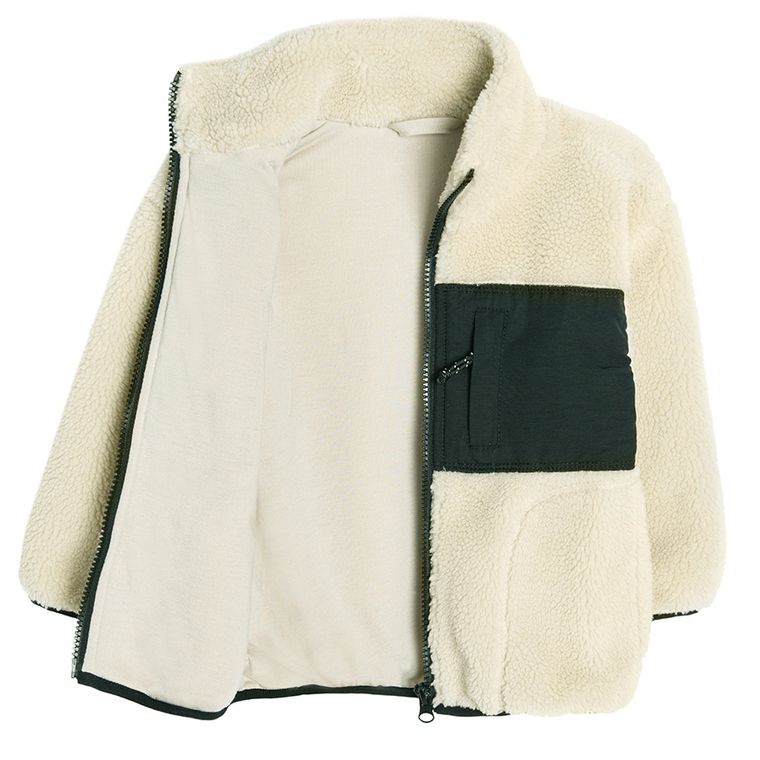 Cool Club, Bluza chłopięca, rozpinana, beżowa