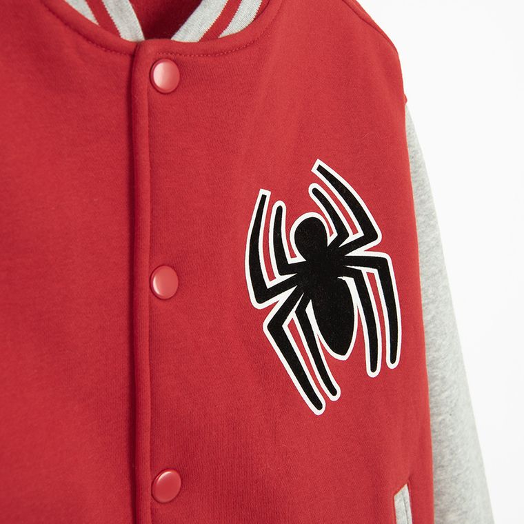 Cool Club, Bluza chłopięca, rozpinana, czerwona, Spider-Man