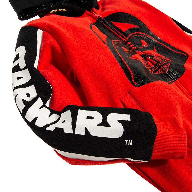 Cool Club, Bluza chłopięca z kapturem, czerwona, Star Wars