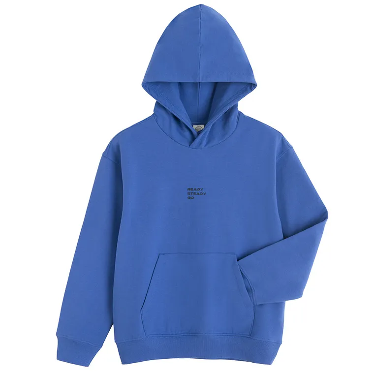 Cool Club, Bluza chłopięca z kapturem, niebieska