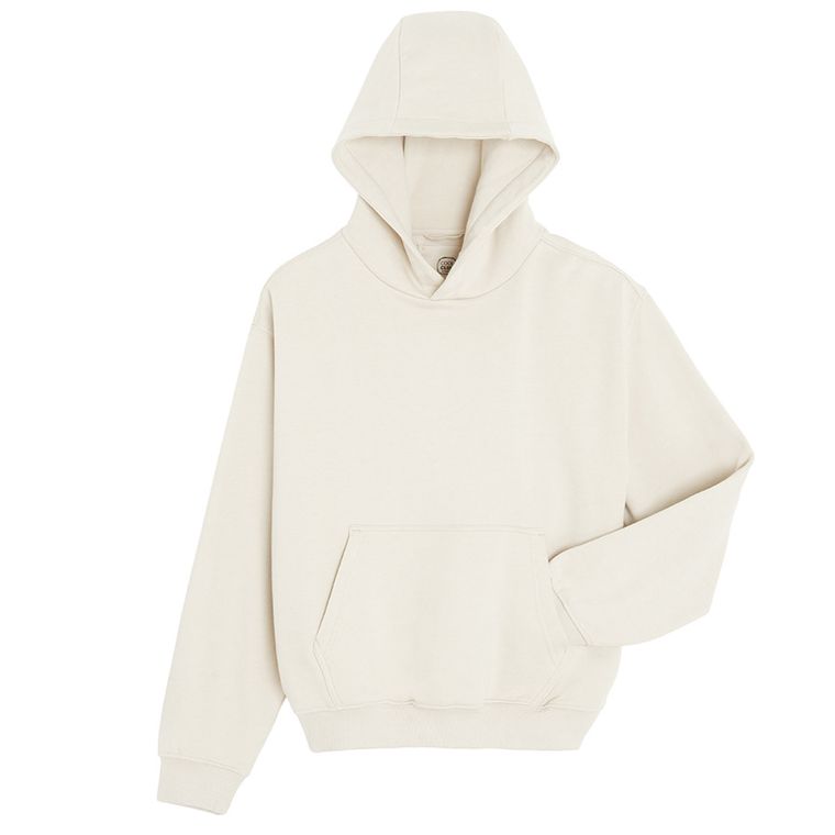 Cool Club, Bluza chłopięca z kapturem, oversize, beżowa