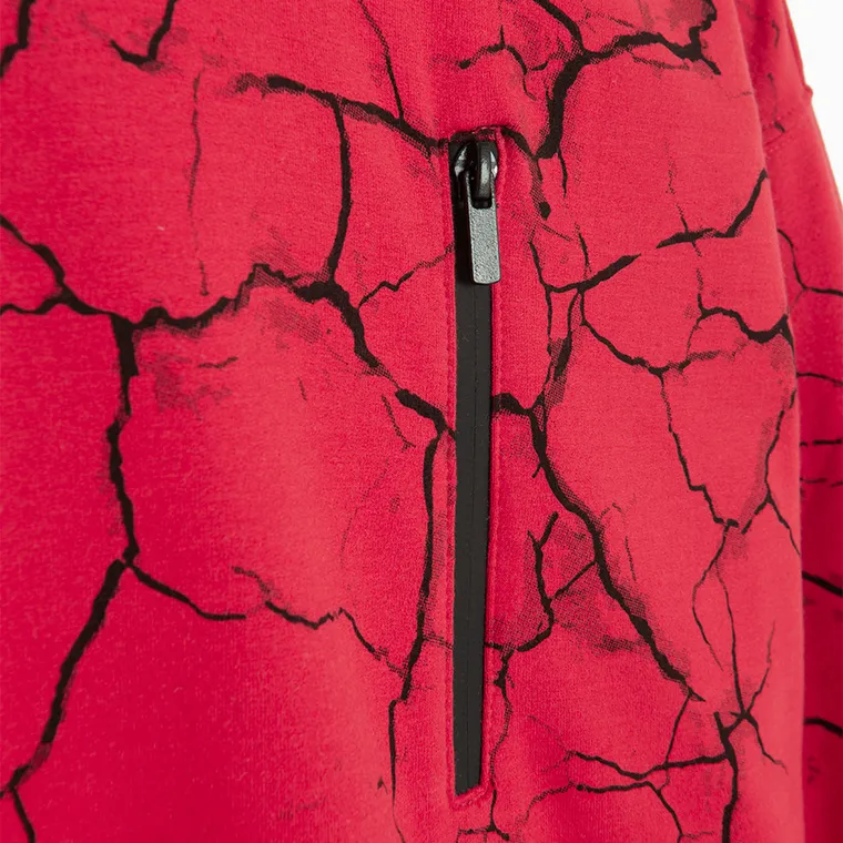 Cool Club, Bluza chłopięca z kapturem, oversize, czerwona