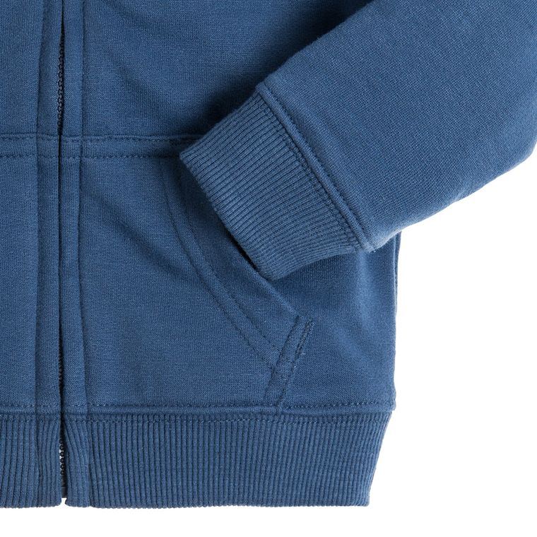 Cool Club, Bluza chłopięca z kapturem, rozpinana, ciemny niebieski