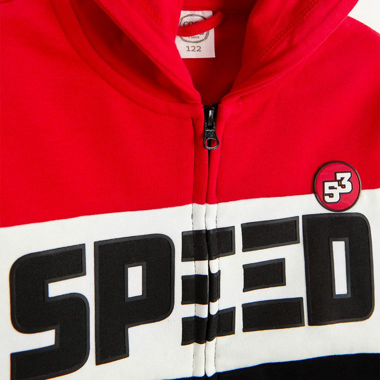 Cool Club, Bluza chłopięca z kapturem, rozpinana, mix