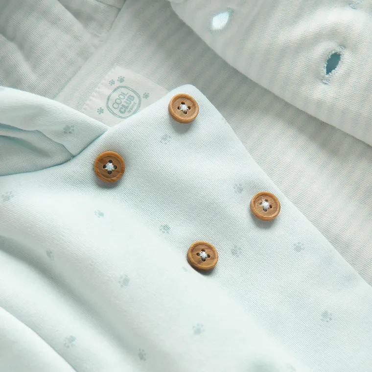 Cool Club, Bluza chłopięca z kapturem, rozpinana, niebieska