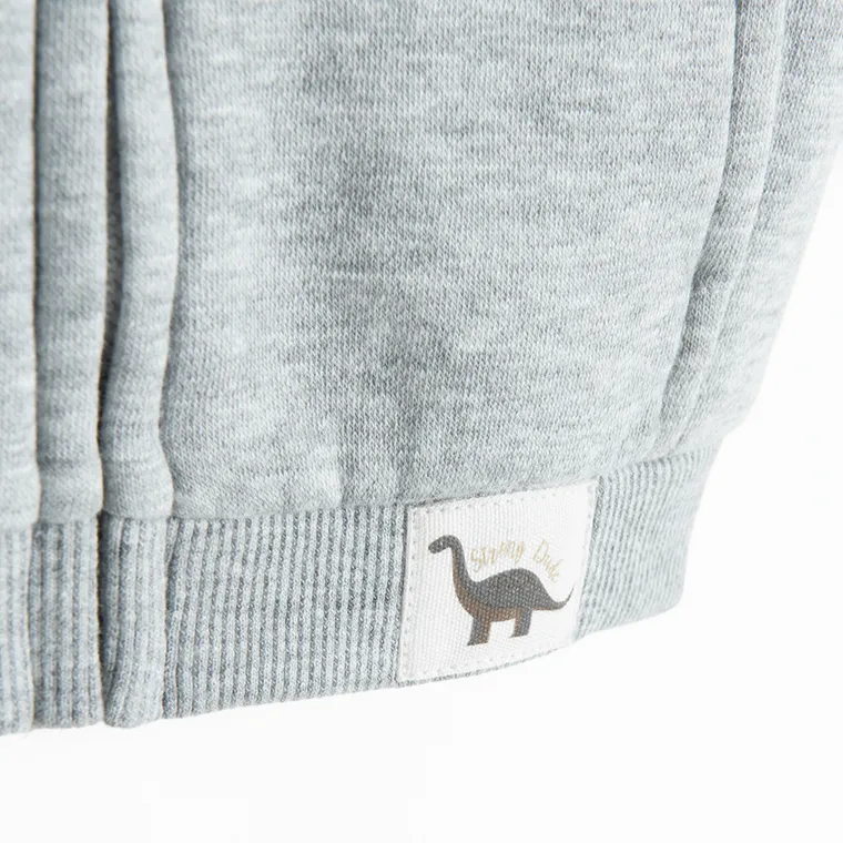 Cool Club, Bluza chłopięca z kapturem, rozpinana, szara