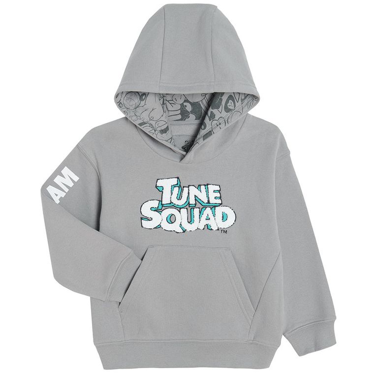 Cool Club, Bluza chłopięca z kapturem, szara, Looney Tunes