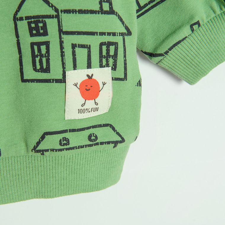 Cool Club, Bluza chłopięca, zielona