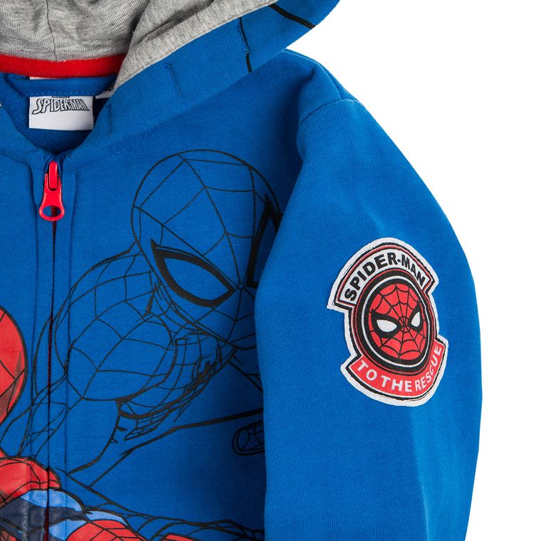 Cool Club, Bluza dresowa chłopięca z kapturem, Spider-Man, niebieska