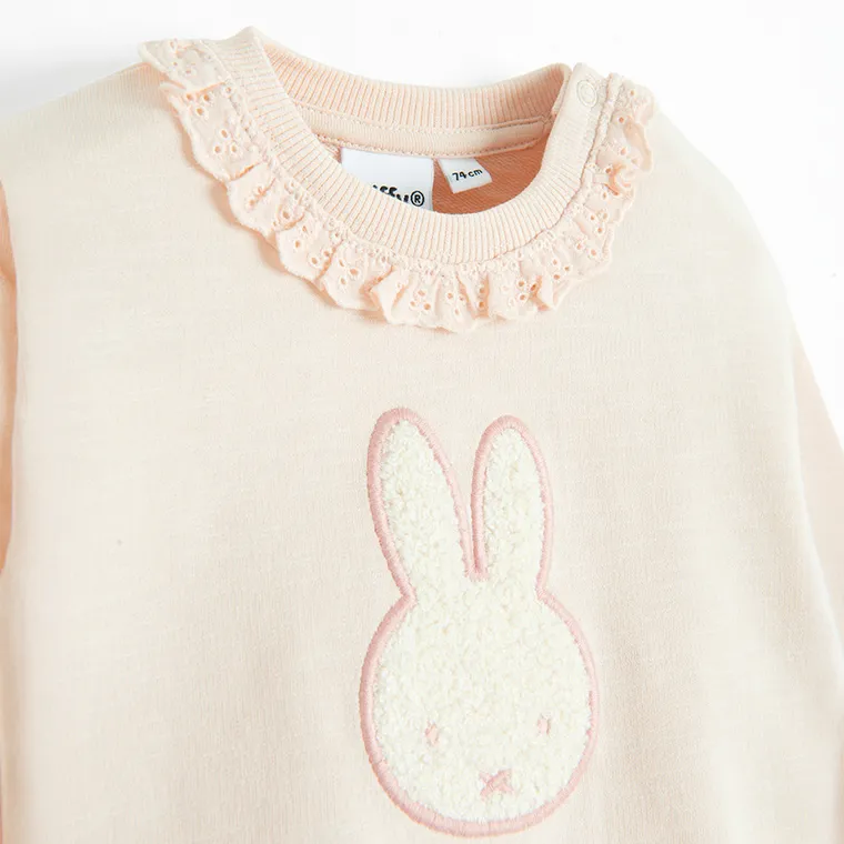 Cool Club, Bluza dziewczęca, beżowa, Miffy