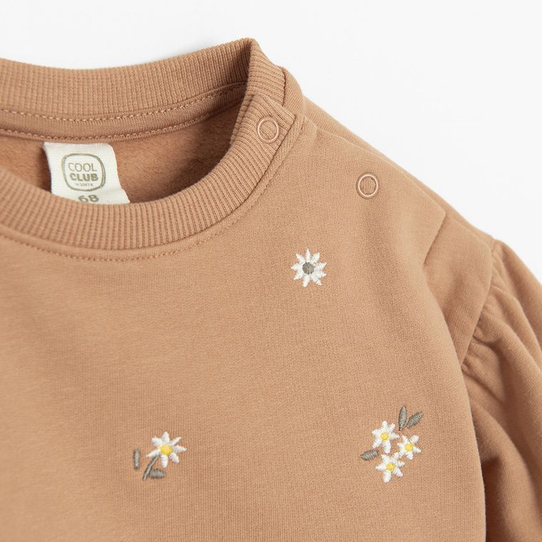 Cool Club, Bluza dziewczęca, brązowa