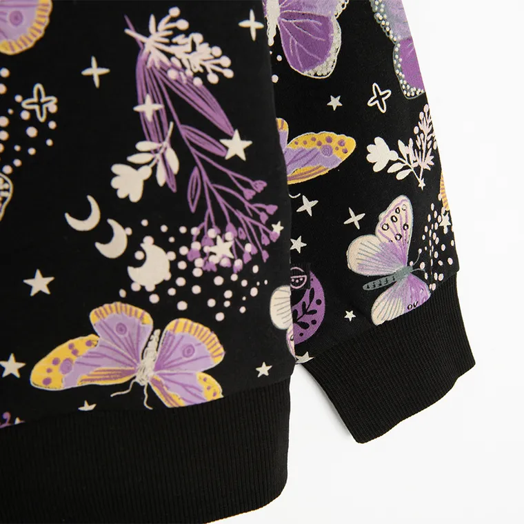 Cool Club, Bluza dziewczęca, cienka, czarna