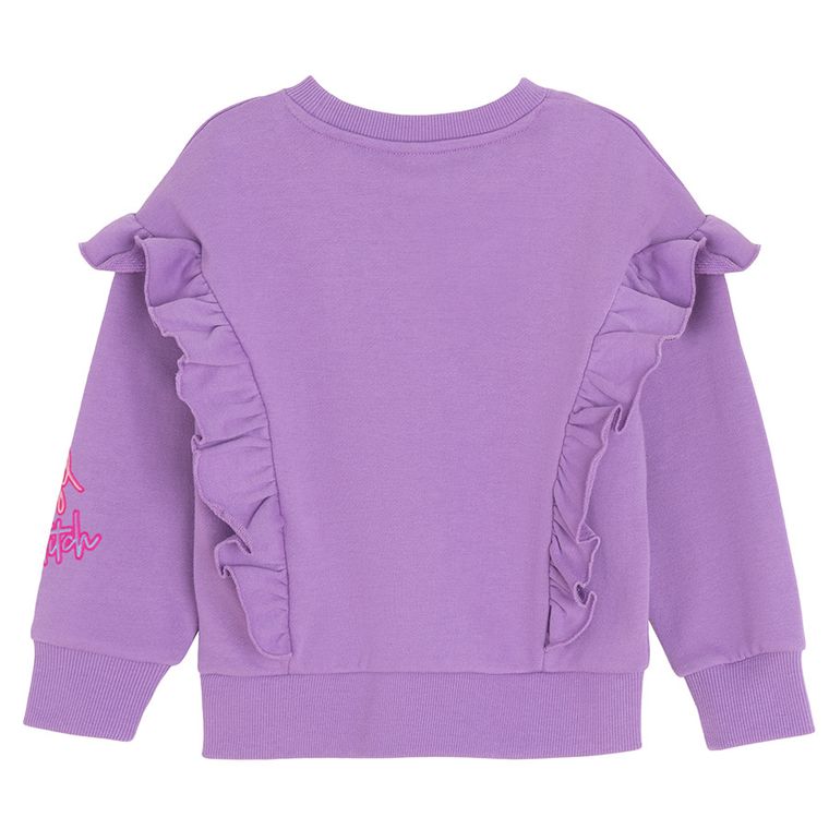 Cool Club, Bluza dziewczęca, fioletowa, Lilo i Stitch