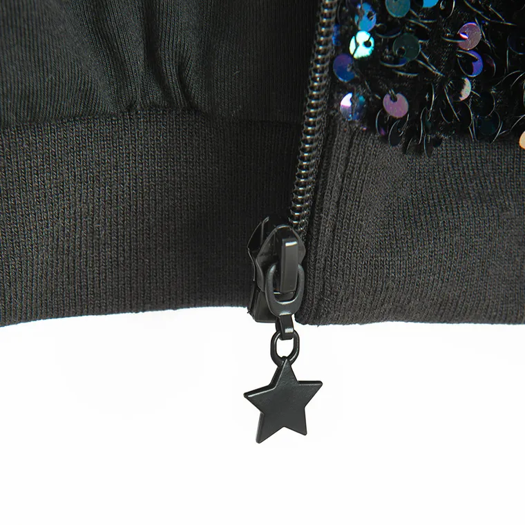 Cool Club, Bluza dziewczęca, rozpinana, czarna