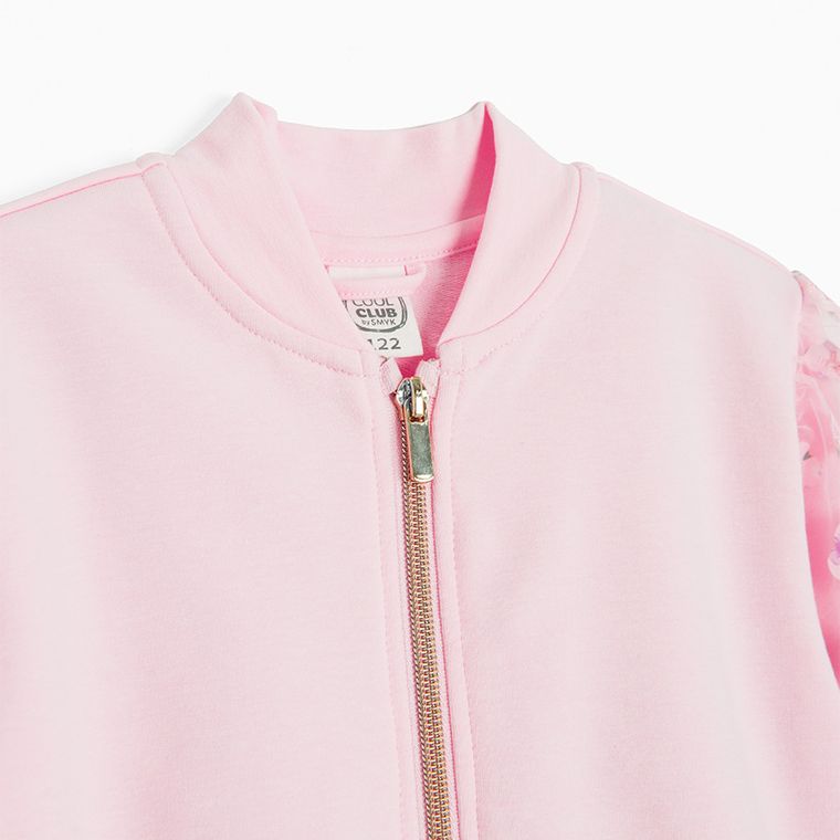 Cool Club, Bluza dziewczęca, rozpinana, różowa