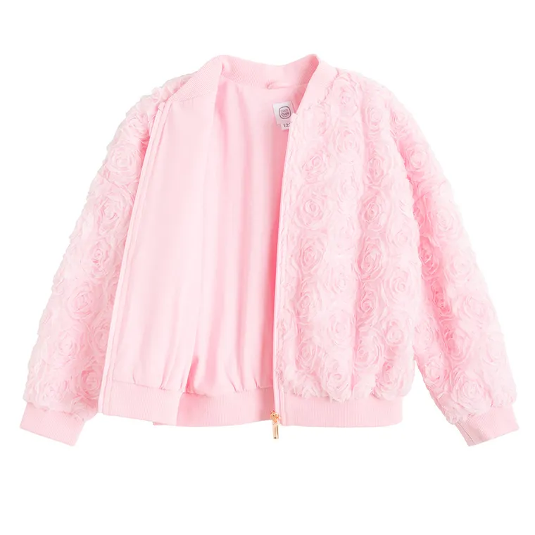 Cool Club, Bluza dziewczęca, rozpinana, różowa