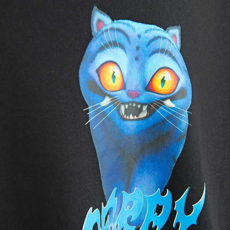 Cool Club, Bluza dziewczęca z kapturem, ocieplana, czarna, K-Pop Demon Hunters