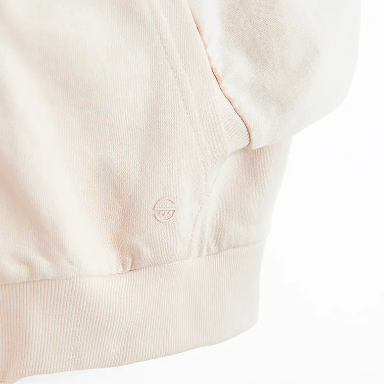 Cool Club, Bluza dziewczęca z kapturem, rozpinana, beżowa