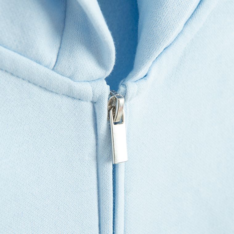 Cool Club, Bluza dziewczęca z kapturem, rozpinana, ocieplana, niebieska