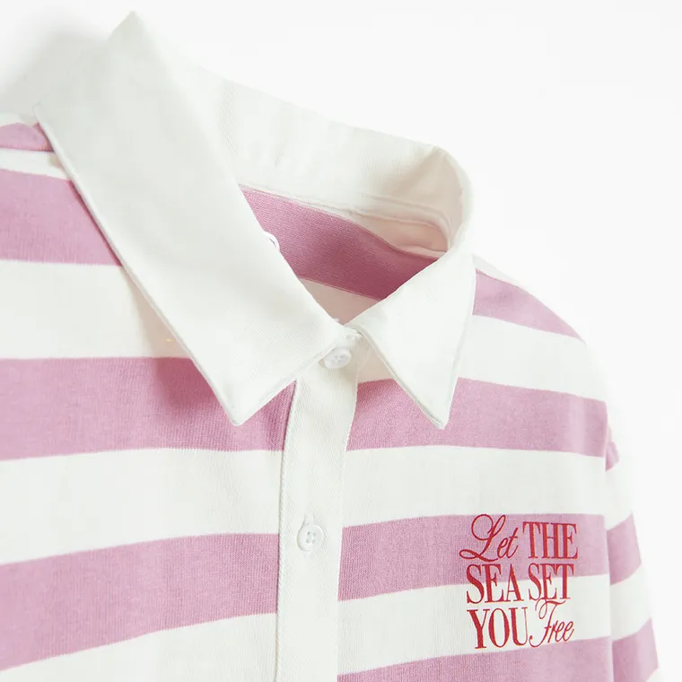 Cool Club, Bluza polo dziewczęca, mix