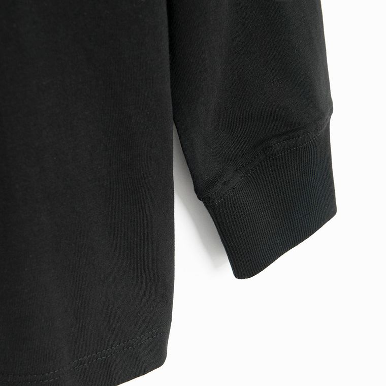 Cool Club, Bluzka chłopięca z długim rękawem, czarna