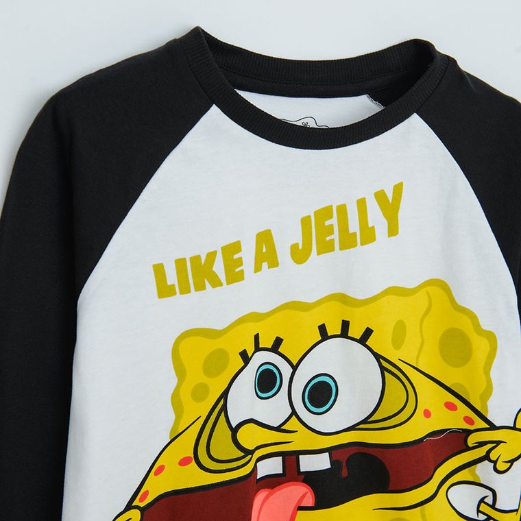 Cool Club, Bluzka chłopięca z długim rękawem, mix, SpongeBob, zestaw, 2 szt.