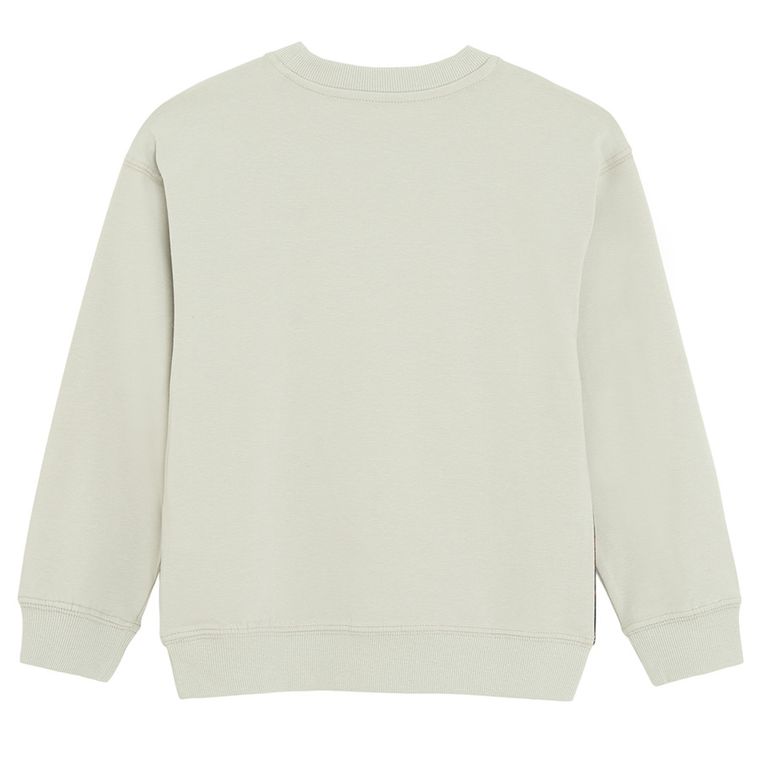 Cool Club, Bluzka chłopięca z długim rękawem, szara