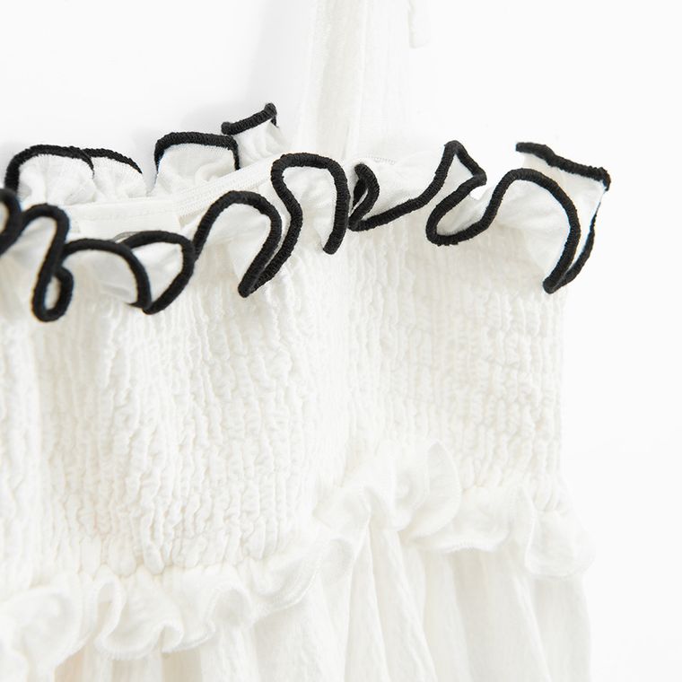 Cool Club, Bluzka dziewczęca na ramiączka, biała