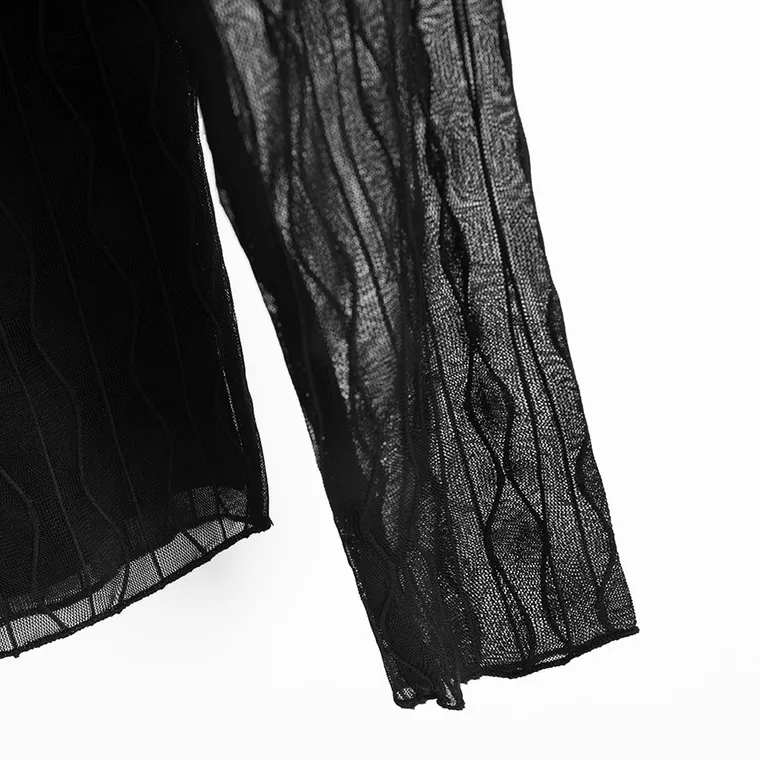 Cool Club, Bluzka dziewczęca z długim rękawem, czarna