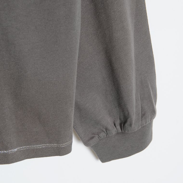 Cool Club, Bluzka dziewczęca z długim rękawem, grafitowa