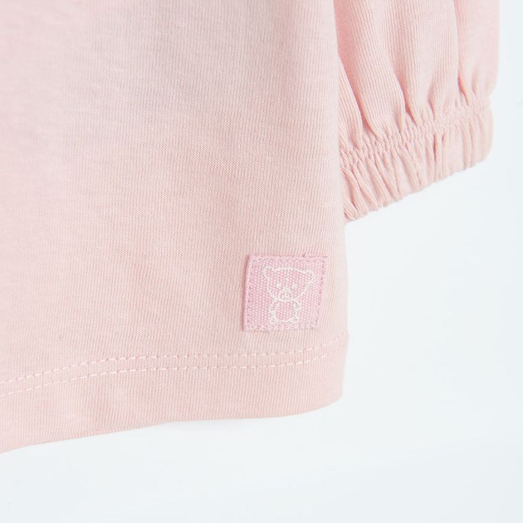 Cool Club, Bluzka dziewczęca z długim rękawem, różowa