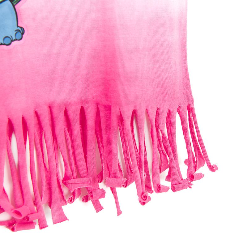 Cool Club, Bluzka dziewczęca z krótkim rękawem, różowa, Lilo i Stitch