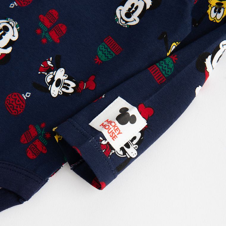 Cool Club, Body chłopięce z długim rękawem, granatowe, Myszka Miki