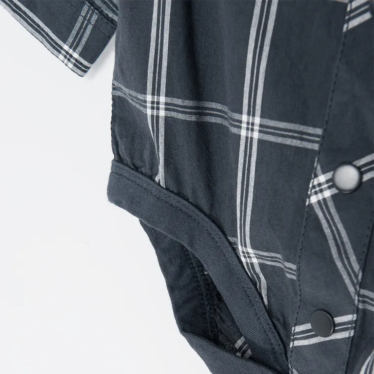 Cool Club, Body chłopięce z długim rękawem, koszulowe, granatowe