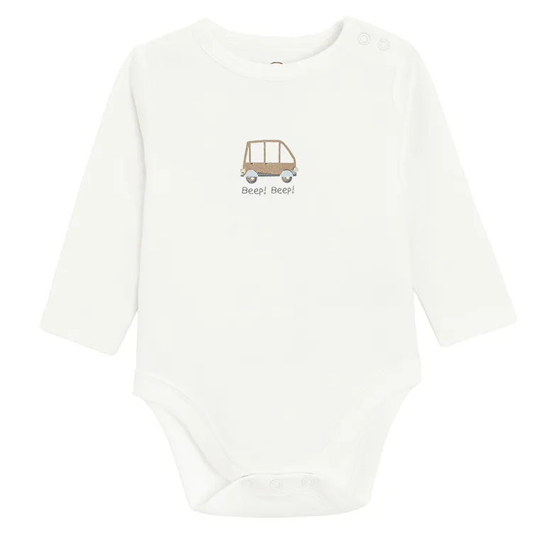 Cool Club, Body chłopięce z długim rękawem, mix, zestaw, 3 szt.