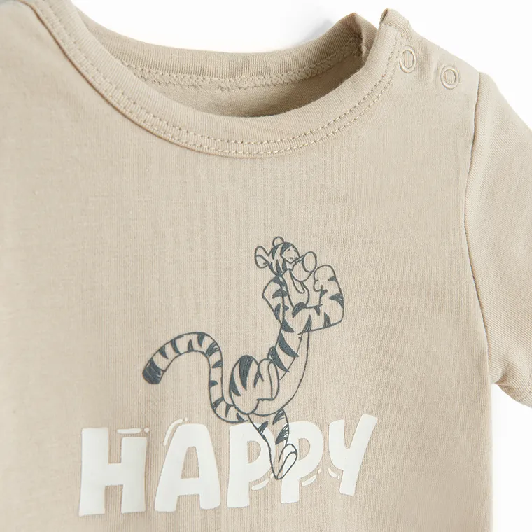 Cool Club, Body chłopięce z krótkim rękawem, mix, Kubuś Puchatek, zestaw, 2 szt.