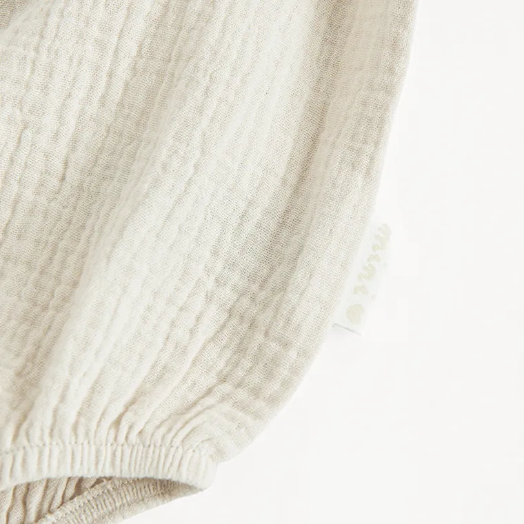 Cool Club, Body chłopięce z krótkim rękawem, muślinowe, beżowe