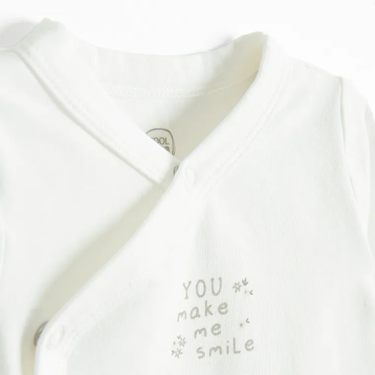 Cool Club, Body dziewczęce z długim rękawem, białe, zestaw, 2 szt.