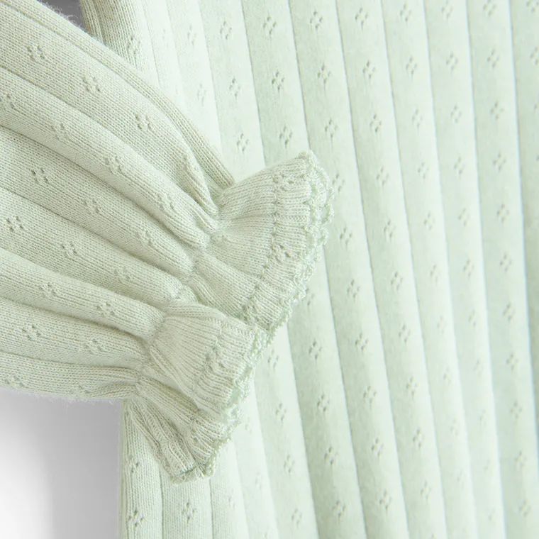 Cool Club, Body dziewczęce z długim rękawem, zielone