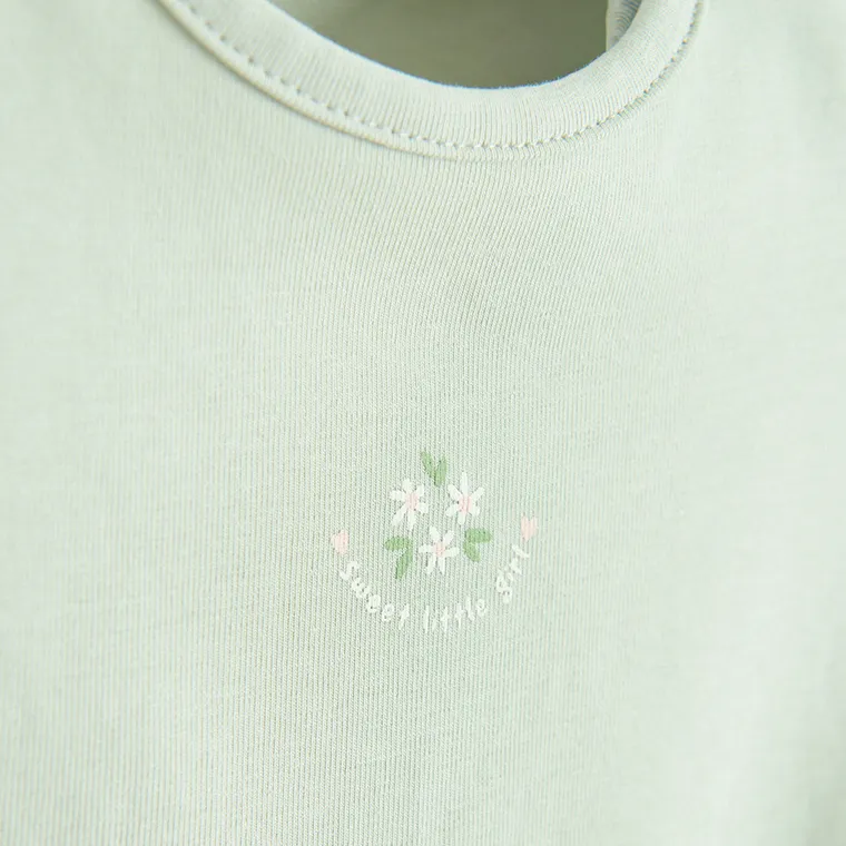 Cool Club, Body dziewczęce z krótkim rękawem, zielone