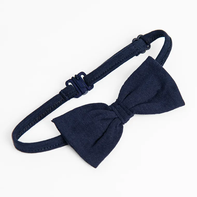 Cool Club, Body koszulowe z długim rękawem, Mucha, biały, granatowy