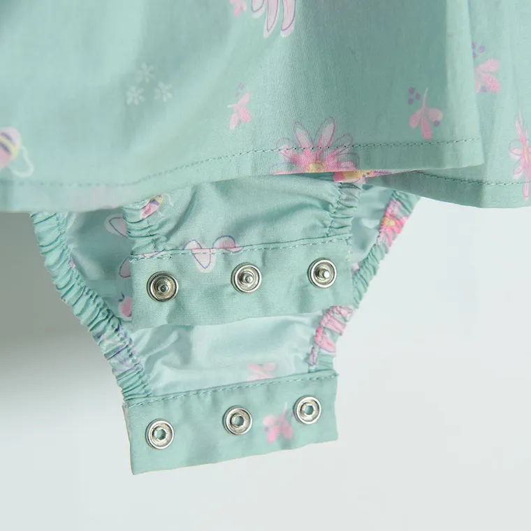 Cool Club, Body sukienka dziewczęce z długim rękawem, zielone