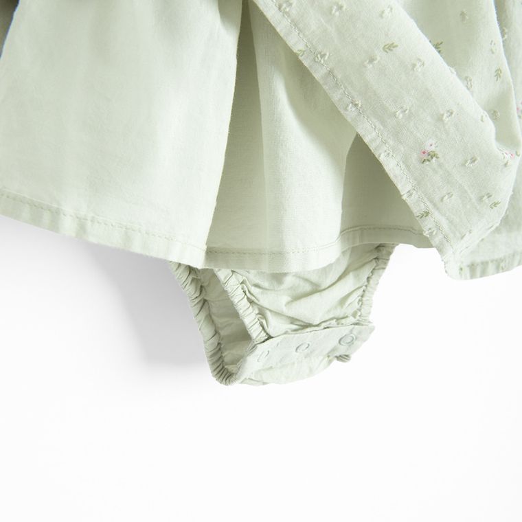 Cool Club, Body sukienka dziewczęce z długim rękawem, zielone