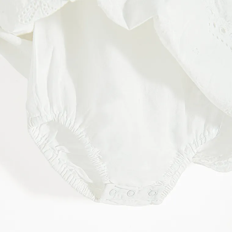 Cool Club, Body sukienka dziewczęce z krótkim rękawem, białe