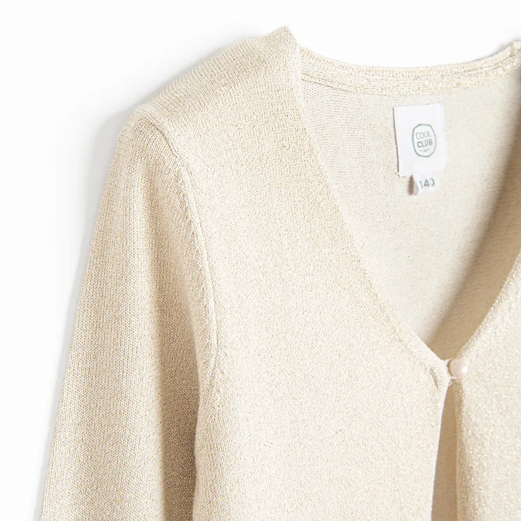 Cool Club, Bolerko dziewczęce, ecru