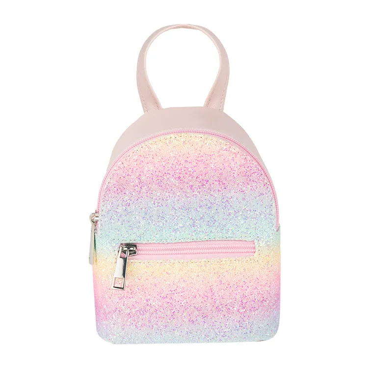 Cool Club, brokatowy mini plecak z portfelikiem