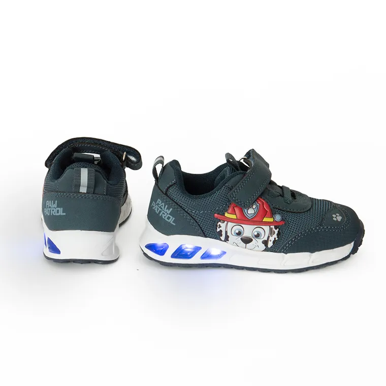 Cool Club, Buty sportowe chłopięce, granatowe, świecąca podeszwa, Psi Patrol