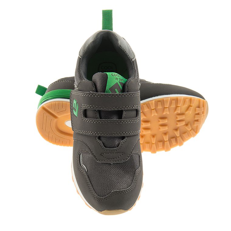 Cool Club, Buty sportowe chłopięce, szare, elementy odblaskowe