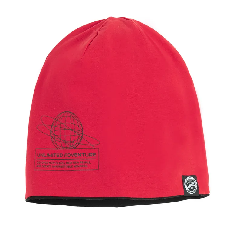 Cool Club, Czapka chłopięca, dwustronna, czarno-czerwona, NASA